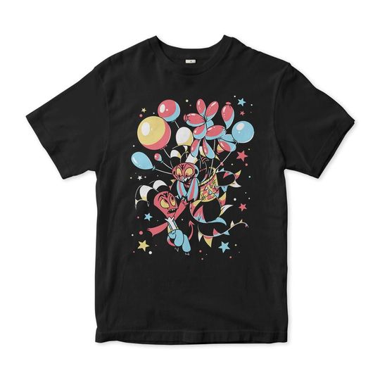 Discover Blitzo and Moxxie Helluva Boss T Shirt Graphic Tee for Men and Women