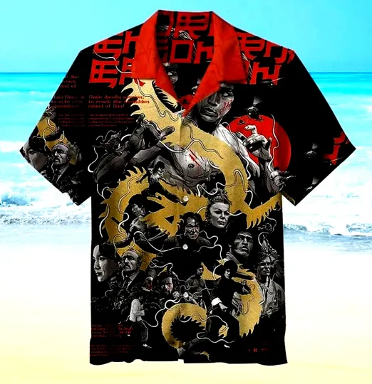 Discover Bruce Lee Men's Hawaiian Shirt Karate Kung Fu Legend, Bruce Lee Memory, Gift for Fan