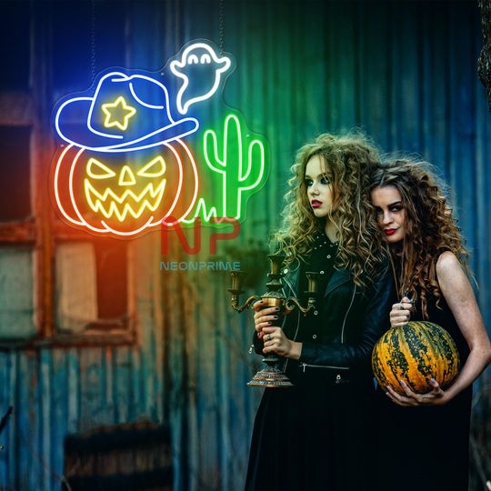 Discover Pumpkin Howdy Neon Sign, Pumpkin Neon Sign, Pumpkin Decor Sign, Halloween Decor Wall, Halloween Gift, Custom Neon Sign, Halloween Neon Sign