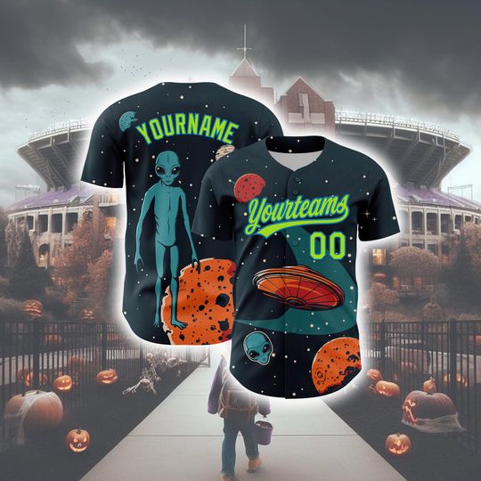 Discover Personalized Halloween Horror Baseball Jersey