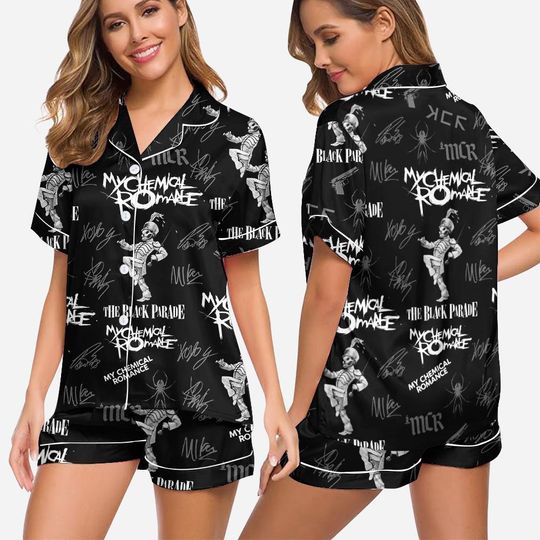 Discover My Chemical Romance Long Live The Black Parade North American Stadium Tour Pajamas Set, My Chemical Romance 2025 Tour, My Chemical Romance