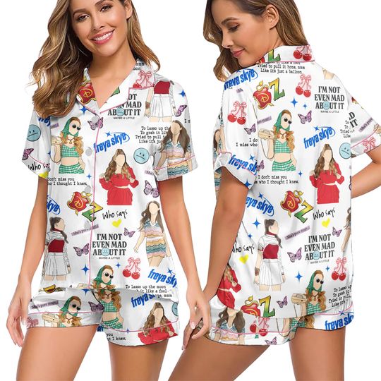 Discover Descendants Zombies World Tour Heart Pajamas, Descendants Concert Pajamas, Disney Zombies 4 Sleepwear, Disney Tour Pajamas