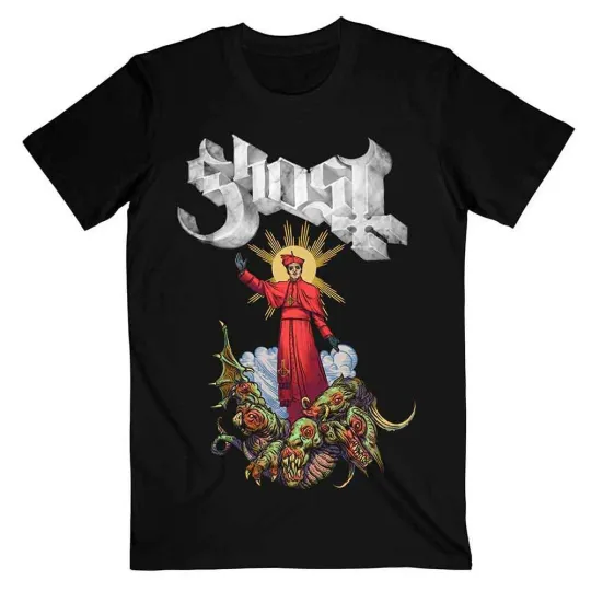 Discover Ghost Kids T-Shirt Plaguebringer Band Logo Black