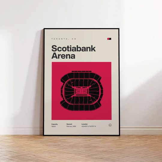 Discover Toronto Raptors Poster, Scotiabank Arena Stadium Print, Mid Century Modern Basketball Posters, Sport Bedroom Art, Minimalist Office Wall Art