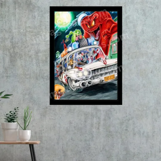 Discover Classic Cartoon Characters Poster Wall Art Animation Print