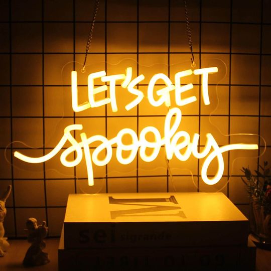 Discover Custom Halloween Neon Sign: Spooky Decor, Personalized LED Light