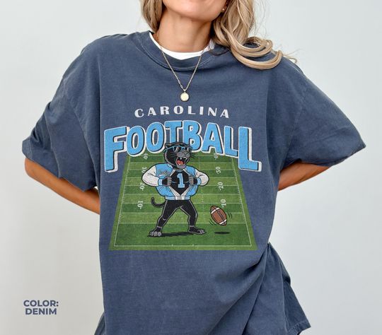 Discover Vintage Carolina Football Shirt, Football Shirt, Game Day Tee