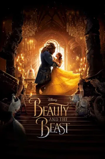 Discover Disney Beauty and the Beast Premium Vertical Poster Made in USA