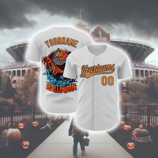 Discover Halloween Horror Baseball Jersey Custom Festival Outfit