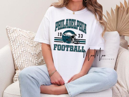 Discover Vintage Philadelphia Football T-Shirt, Philadelphia Gameday Fan Gear
