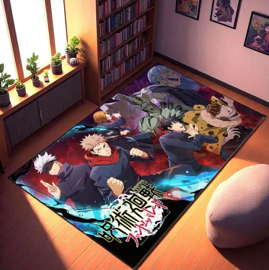 Discover Jujutsu Satoru Anime Rug