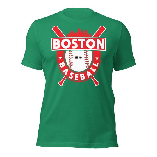 Discover Boston Baseball T-Shirt Vintage Retro Baseball Fan Gift Fenway Sports Apparel
