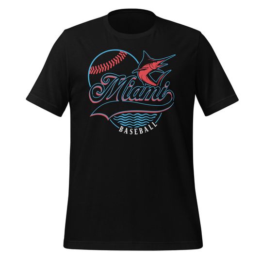 Discover Miami Baseball T-Shirt Marlins Fan Baseball Fan Gift