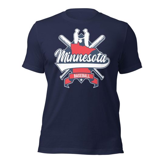Minnesota Baseball T-Shirt Vintage Retro Baseball Fan Gift Minnesota Sports Apparel