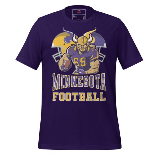Discover Minnesota Football T-Shirt Vintage Retro Football Fan Gift Minnesota Sports Apparel
