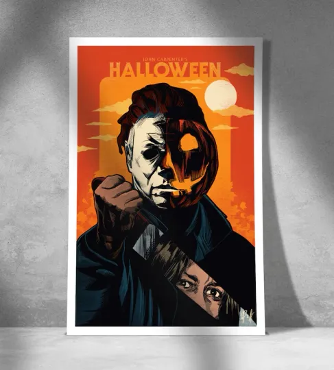 Discover Halloween Movie Poster Wall Art - Premium Matte Vertical Poster