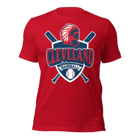 Discover Cleveland Baseball T-Shirt Vintage Retro Baseball Fan Gift Cleveland Sports Apparel