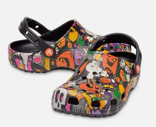 Discover NEW! CROCS CLASSIC DISNEY DPT HALLOWEEN CLOGS Minnie & Mickey Mouse Slip On Shoe