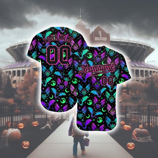 Discover Halloween Horror Baseball Jersey Custom Casual Costume Shirt