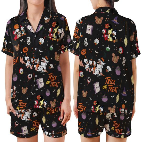 Trick Or Treat Disney Halloween Pajamas Set