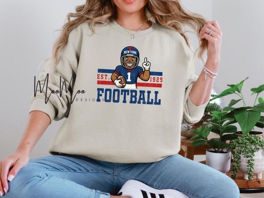 Discover New York Football Mascot Sweatshirt, Gameday Fan Gear Sweatshirt
