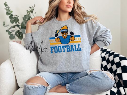 Discover Los Angeles Football Mascot Sweatshirt, Gameday Fan Gear Sweatshirt