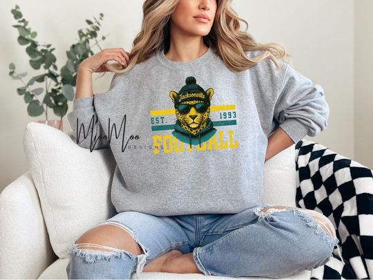 Jacksonville Football Mascot Sweatshirt, Gameday Fan Gear Sweatshirt