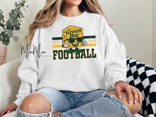Green Bay Football Mascot Sweatshirt, Gameday Fan Gear Sweatshirt