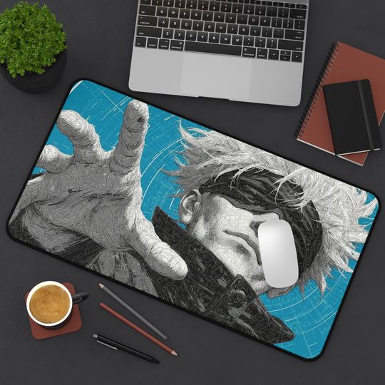 Jujutsu Satoru Gojo Anime Desk Mat Mouse Pad
