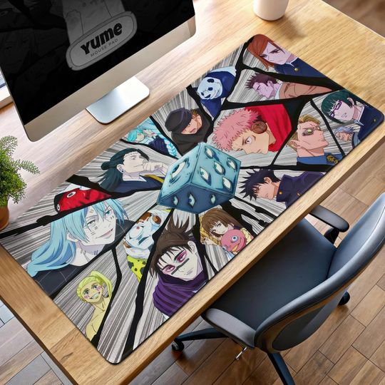Jujutsu Satoru Satoru Anime Mouse Pad, Yuji Itadori Gaming Desk Mat, Gojo Satoru Desk Pad, Anime Accessories