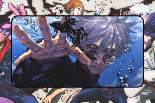 Jujutsu Satoru Satoru Gojo Desk Mat Mouse Pad