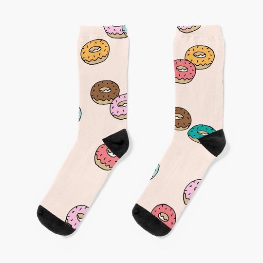 Discover Homer Donuts Socks, Simpson Funny, Gift for Fan