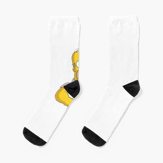 Discover Homer Simpson Socks, Simpson Funny, Gift for Fan