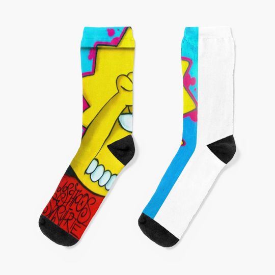 Simpson Socks, Simpson Funny, Gift for Fan
