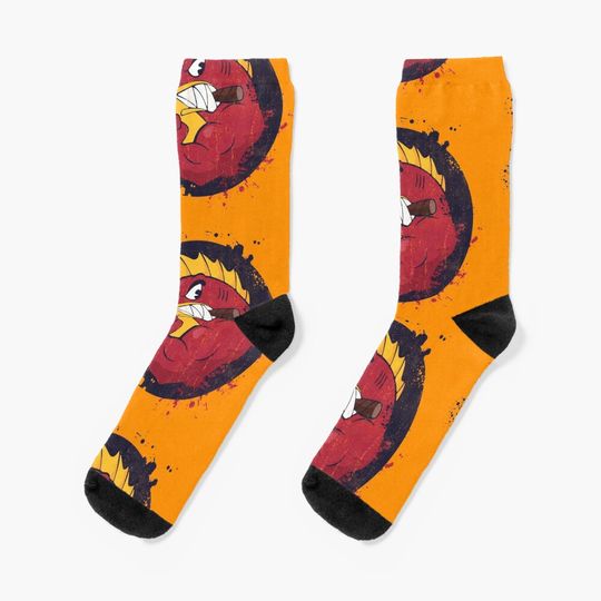 Discover The Flying Hellfish Socks, Simpson Funny, Gift for Fan