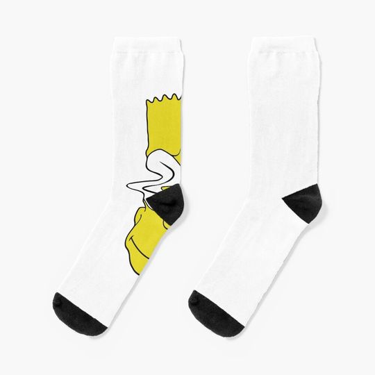 Discover Brat Simpson Socks, Simpson Funny, Gift for Fan
