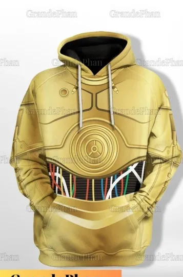 Halloween C3PO 3D Hoodie