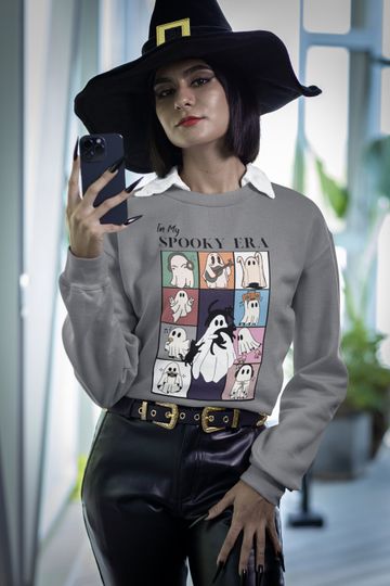 Discover Spooky Eras Sweatshirt | Halloween Sweatshirt | Taylorr Swifts Sweatshirt | Eras Tour Sweater | Taylorr Swifts Merch | Spooky Sweatshirt