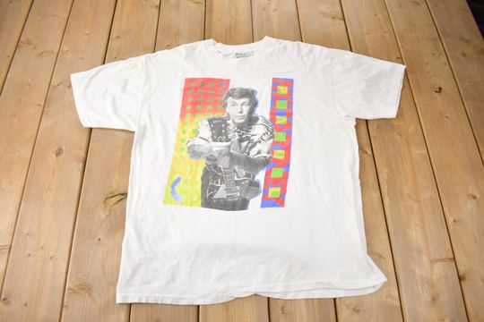 Discover Vintage 1989 The P mccartney World Tour Brockum Band T-shirt, Gift for Fan