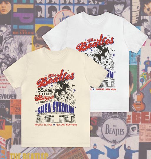 The Beatles T-Shirt, Vintage Rock Band Tee, J Lennon Shirt, Retro Band Merch, Gift for Fan