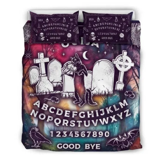 Discover Halloween Gothic Ouija Board Bedding Set