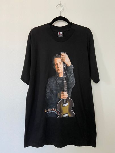 P mccartney Driving USA Tour 2002 Concert T-Shirt, Gift for Fan