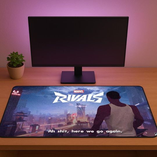 Discover Marvel Rivals Mouse Pad  Superhero Gaming Desk Mat | Marvel Gamer Gift | PC Gaming Accessory | Marvel Game Decor