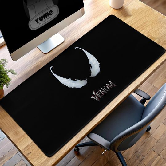 Discover Venom Gaming Mouse Pad, Symbiote Marvel Desk Mat, Venom Face Design Desk Pad, Marvel Anti-Hero Mousepad, Gamer Gift