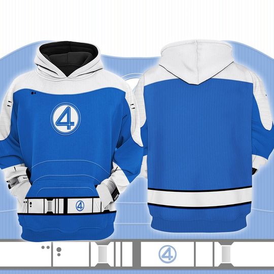 Ben Grimm Thing 3D All Over Print Hoodie, Fantastic Four Halloween Costume Shirt