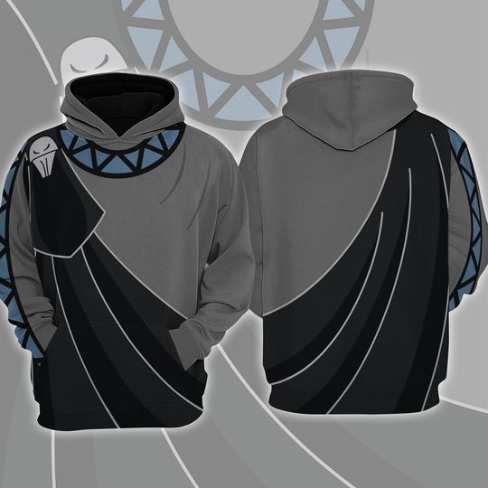 Hades 3D Full Over Print Hoodie | Hades Cosplay Shirt | Hercules Hades Costume Hoodie for Adults