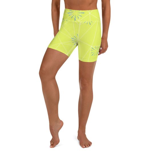 Joy Women's Disney Yoga Shorts - Athletic & Workout Running Shorts