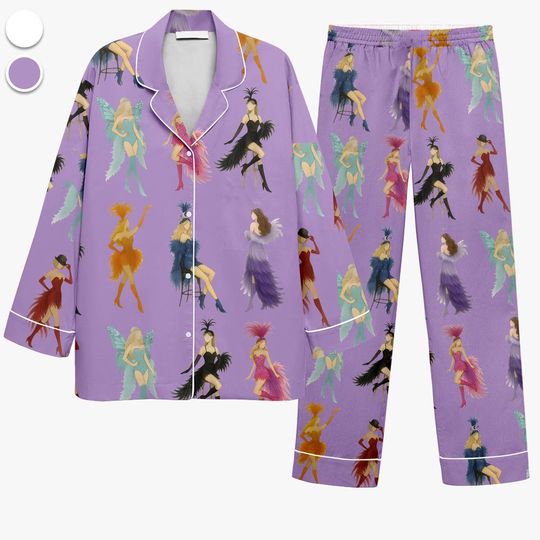 Discover Showgirl Short Pajamas Set, In My Showgirl Era Homewear, Country Music Fan Gift, New Album Sleepwear