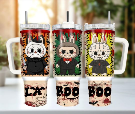 Discover Spooky Doll Monsters 40oz Wrap  Halloween Monster Doll 40oz Tumbler Wrap