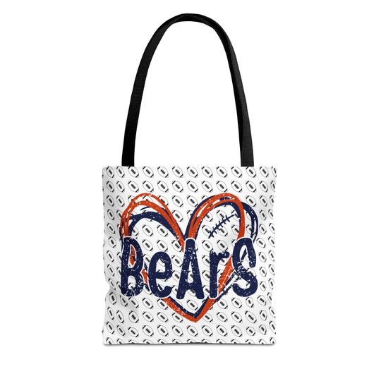 Discover Chicago Football Tote Bag, Football Lovers Gift